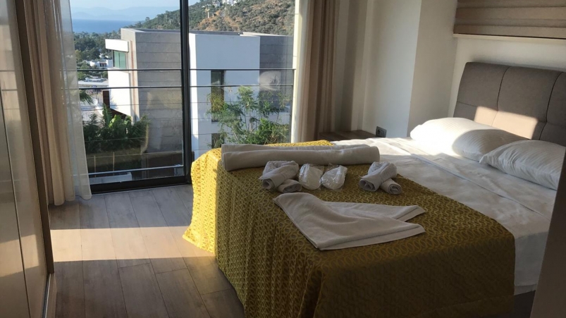 Alya Sierra Villa Bodrum Yatak Odası