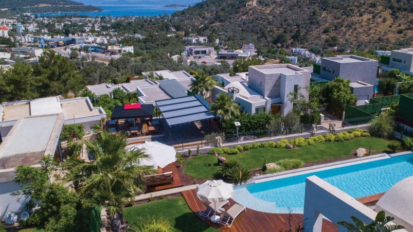 Alya Sierra Villa Bodrum Yukarıdan Görüntüsü