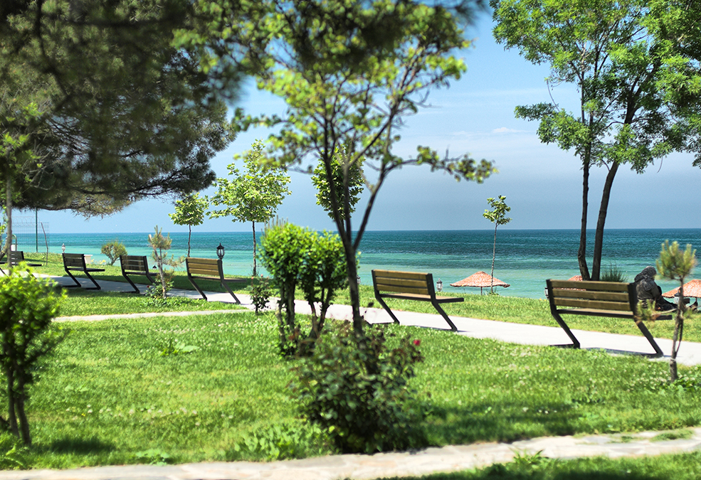 Asude Tatil Köyü Plaj Oturma Yerleri