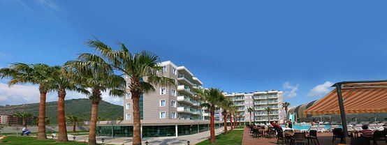 Grand Akça Hotel Otel Bahçeden Görünümü