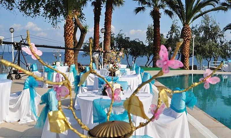 Grand Beyza Hotel Altınoluk Bahçe Masalar