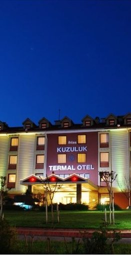 İhlas Kuzuluk Termal Otel Gece Görünümü
