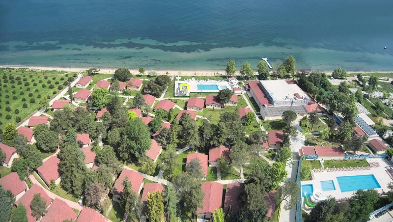 Rizom Tatil Köyü Üstten Görünümü