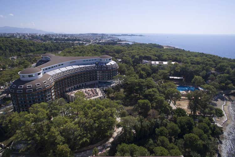 Wome Deluxe Hotel Kuş Bakışı Otel Manzarası